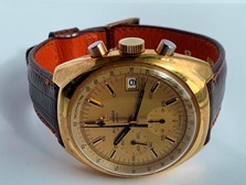 Rare Bucherer 70's Vintage Automatic Lemania 1340 Chronograph